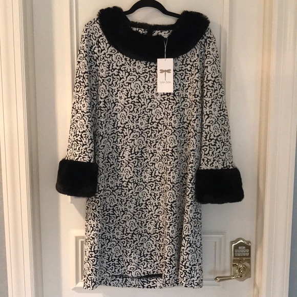 Tyler Boe Dresses & Skirts - TYLER BOE DRESS WITH FAUX CUFFS & COLLAR. XL